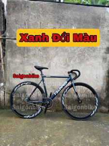 (Size M) Xe Đạp Thể Thao Tsunami Snm100 Single (Đạp Ngược Là Dừng) Bản Khung Thép Custom Kèm Phanh Tay - Dây Strap - Đồ Lắp