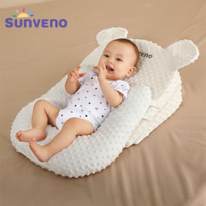 SUNVENO Anti Spitting Milk Pillow for Baby Nursing Pillow for New Born Baby Slope Pillow 0 - 25° Feeding Mattresses Pillow for Baby 0 to 18 months