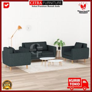 Sofa Minimalis 211 Dudukan Seater Retro|Scandinavian|Vintage|Mystic