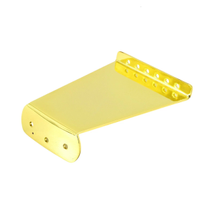 6-String Guitar Tailpiece Metal Fixed Bridge Electric Guitar Tailpiece for Enhanced Performances Simple quickly Installation