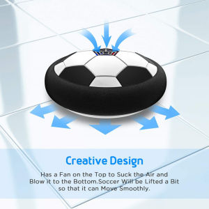 ZEEMIN Hover Soccer Ball Toys for Children Electric Floating Football with LED Light Music Soccer Ball Outdoor Game Sport Toys for Kids