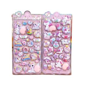 Dễ thương nhỏ sticker cho trẻ em người lớn tái sử dụng Tiny sticker cho scrapbooking 3D puffier tấm dán hình dán trang trí
