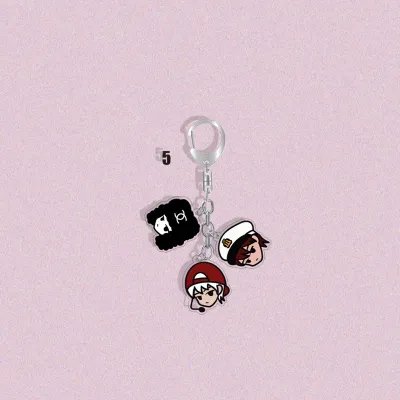 YF BIGBANG G-DRAGON POWER Acrylic Keychain Student Backpack Pendant Bag Accessories Stars Periphery FY