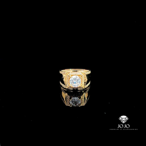 N1292 Nhẫn nam có lót lòng đính đá CZ cao cấp JOJO