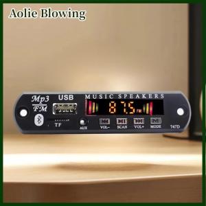 Aolie 1 Set 12V Wireless Bluetooth 5.0 120W Amplifier MP3 Player Decoder Board Car Audio USB TF FM Radio Recording Call For Speaker