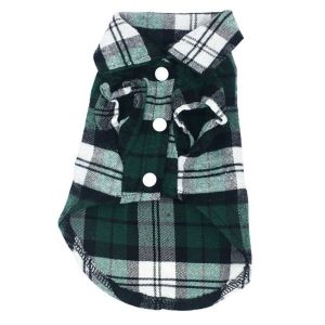 FOUNDTWO British Style Fashion Lapel Puppy French Bulldog Chihuahua Dog Vest Pets Supplies Dogs Shirt For Small Medium Dogs Cats