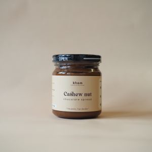 Khom Chocolatier House - Cashew Nut Chocolate Spread 180g (No preservatives / emulsifiers) - Pre-order Available to Maximise Shelf Life