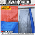 TRAPAL Laminated Sakolin Waterproof (Per Yard) for construction site cover sako plastic type yarda ang sukat wala tahi. 