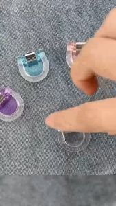 SK 2Pcs Multi Function Clothing Clips for Trouser Leg Shortening Multi-purpose Book Clips/Folder