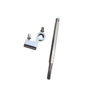 Aluminum Alloy Drum Pedal Heel Plate Linkage Rod Fixing Bracket Suitable for Smooth Responsive Double Bass Drumming