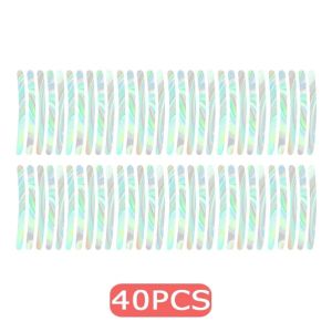 20/40Pcs Luminous Car Wheel Sticker Colorful Reflective Strip Safety Night Driving Tire Rim Trim Auto Wheel Hub Warning Sticker