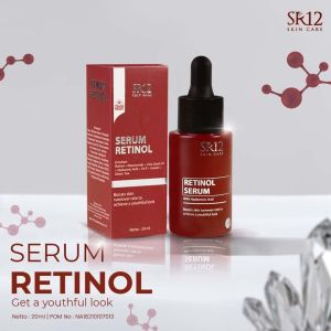 SR12 Serum Retinol 20ml Wajah Cantik Glowing Seperti Cystal Merawat Mencerahkan Melembabkan
