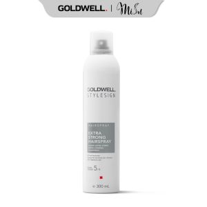 Gôm Xịt Giữ Nếp Tóc Siêu Mạnh Goldwell Strong Hairspray Không Bết Dính Giữ Nếp Lâu Chống Ẩm 300ml