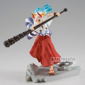 [Ready Stock] Original Banpresto One Piece Yamato Senkozekkei Wano Kuni Onigashima 11cm PVC Figure Collection 眼镜厂海贼王和之国大和战光绝景正版手办收藏