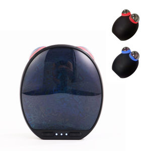 Face Sculpting Microcurrent Device With Blue Red Light Therapy Vibration Facial Massager