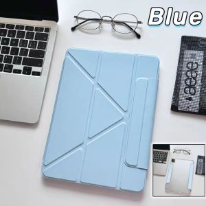 เคสไอแพด การพับรูปตัว Y วัสดุเคลือบฝ้าโปร่งแสง ใช้ได้กับ  เคสไอแพด Air6 Air7 Air5/4 Pro11 ipad 10th gen case Gen11 Gen7/8/9 เคสไอแพดกันงอ