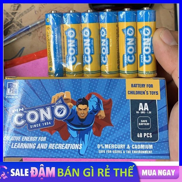 Hộp 40 viên Pin tiểu 2A lớn Con Ó Pinaco - Hộp 40 Viên Pin Ó 2A ( Mẫu ...