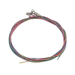 Gói 6 Bộ dây guitar dân gian Dây đàn Guitar Acoustic đầy màu sắc để tăng cường trải nghiệm chơi và thay thế dễ dàng