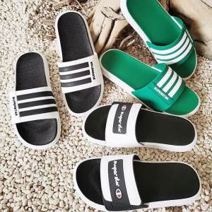[Free Shipping] Trendy Brand Outdoor Slippers For Men Summer Thick-Soled Lightweight Non-Slip Suitable For Couples Home Use One-Strap Sports Style Durable For Men