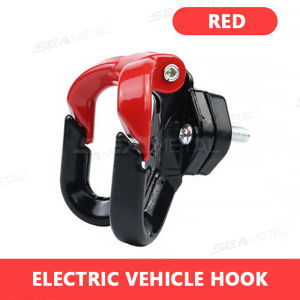 SEAMETAL Motorcycle Helment Hook Holder Hand Bag Double Hook Luggage Shopping Bag Hangers Aluminum Alloy Motorcycle Accessories