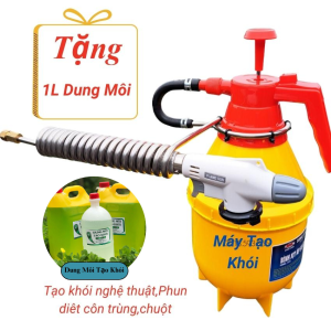 Trọn Bộ Bình Phun Tạo Khói Diệt Côn Trùng Chuồng Trại Hun Khói Đuổi Chuột Bắt Ong