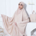 MAHKOTA786 - Mukena Sprinkle Aurora Diamond Mukenah Dewasa Jumbo Katun Premium Pearl Mutiara Tulle Tile Renda. 