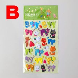 Sticker Deco Timbul 3D Kartun Lucu Anak Stiker Kreatif DIY Decorative