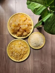 Đường phèn quảng ngãi hạt to gói 1kg đường phèn vàng mật mía kết tinh tự nhiên nguyên chất nhà làm không tẩy