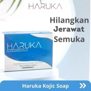 3 pcs sabun HARUKA Skincare Collagen Soap- Sabun Jerawat Sabun Flek Ampuh Sabun Wajah Sabun Muka