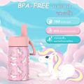 PELIFLASK 350ML/12oz  Insulated Stainless Steel แก้วเก็บอุณหภูมิ แก้วน้ำเด็ก แก้วเก็บความเย็น/ร้อน สแตนเลส304 พร้อมหูหิ้ว. 