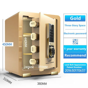 [Local seller + COD] 80CM double door 2022 new SE safe electronic digital safe SE luxury digital fire safe box jewelry home hotel lock keyboard black safety safe