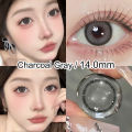 【2025 Paling Tren】🔥Magister Softlens Ukuran 14 Normal Soflens 1 Pasang Lensa Kontak Warna Ochre Grey Soflen Korea Aesthetic. 