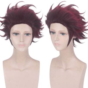 Anime Demon Slayer Kimetsu No Yaiba Cosplay Costume Kamado Tanjiro Suit Uniforms Halloween Carnival Party
