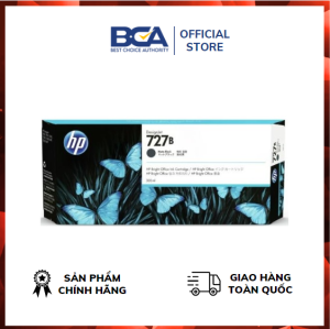 Mực In Phun HP 727 Matte Black Ink Cartridge (3WX19A) - 300ml - Hàng chính hãng