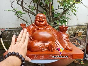 Tượng Phật Di Lặc Gỗ Hương - Tượng Phong Thủy - Trang Trí Nhà Cửa Decor - Quà Tặng Ý Nghĩa - Tượng Gỗ Đẹp