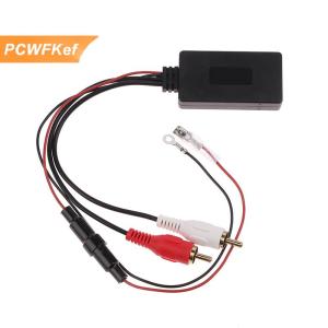 【PCWFKef】 5-12V xe không dây Bluetooth Receiver mô-đun Bluetooth 5.0 âm nhạc Stereo âm thanh Cáp Adapter 2RCA nối âm nhạc AUX Adapter