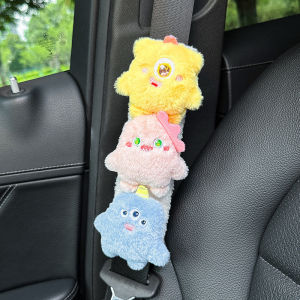 Cartoon Plush Car Seat Belt Cover Shoulder Strap Auto Seatbelt Shoulder Pad Auto Interior Accessories Safe