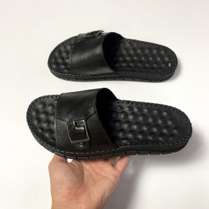 Dép Doctor In LOGO Dành Cho Nam Nữ Full Da Bò Full Khâu Chỉ Đế Đúc Cao Su êm Chân - Tengday Vietnam