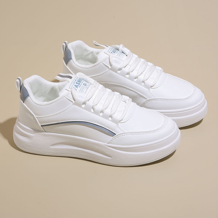 Giày nữ nữ Giày thể thao thời trang xu hướng Hàn Quốc trăm giày trắng ...