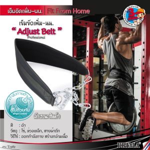 เข็มขัดโซ่เพิ่มน้ำหนัก สำหรับยกน้ำหนัก Tricep Dips chins + ถ่วงน้ำหนักดึง Pull-ups สีดำ รับน้ำหนักได้ถึง 150 kg.