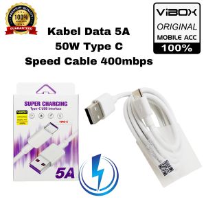 Kabel Data 5A Support Super Fast Charging Usb Type C - Micro Usb 2.0 V8