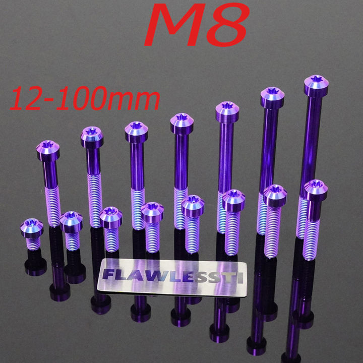 FLAWLESSTI Gr5 Titanium Bolts Handle Bar Front Rear Brembo Pot