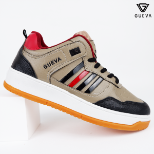GUEVA - Sepatu Sneaker Pria 057 | Sepatu Keren Cowo Casual Anti Slip Anti Licin Bisa COD