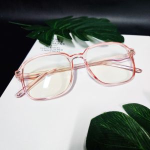 DRK701 Kacamata Anti Radiasi Frame Lensa Transparan Wanita Pria