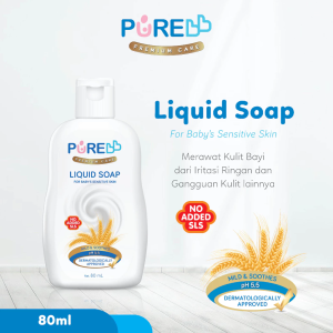 Pure Baby PUREBB Liquid Soap - Sabun Bayi Kulit Sensitif - 230ml / 80ml