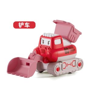 Mainan lucu mobil kartun konstruksi Press & Run - Mainan Edukasi Lucu dan Unik