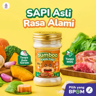 BUMBOO Kaldu Asli - Kaldu Anak - Keju Bubuk Asli - Teri Bubuk - Tanpa Pengawet - No MSG