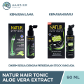 Natur Hair Tonic Aloe Vera Extract 90 ML - Vitamin Kesuburan Rambut. 