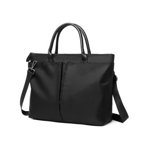 Leacat New women business briefcase tote bag office female messager bag simple and versatile casual portable shoulder bag large capacity 13.3 15.6inch laptop bag