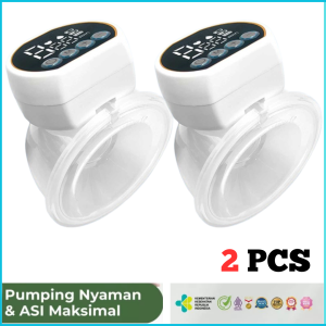 COD Cepat 2 PCS Pompa ASI Portable Dicas Handsfree Wireless Dual Mode 200ml Handsfree Breast Pump